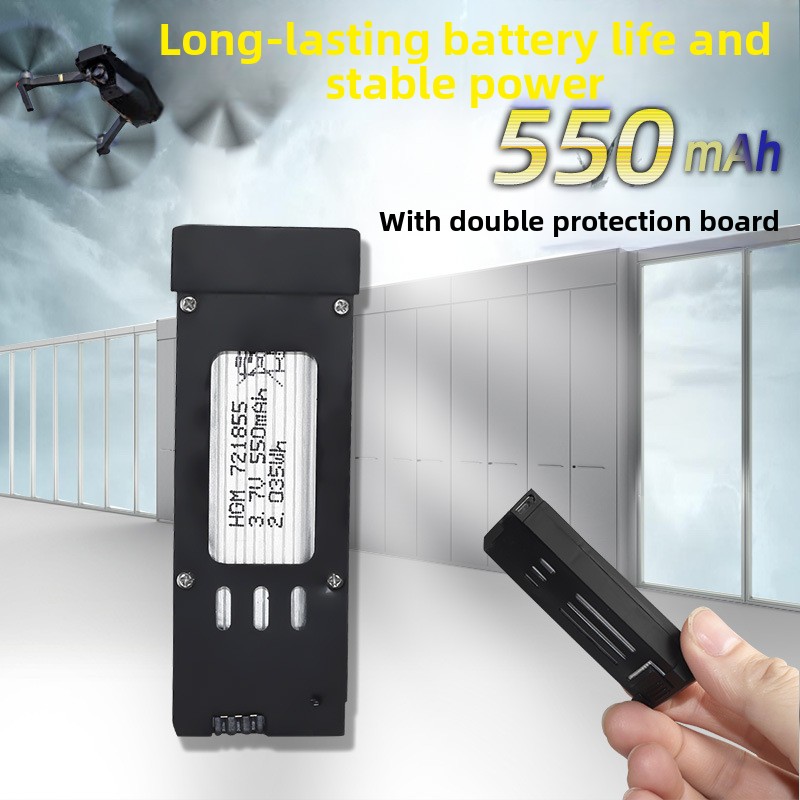E58 3.7V 550mAh 721855 Drone l - Eachine Drone E58 评论和价格